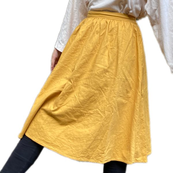 XS Yellow Midi Skirt - 31