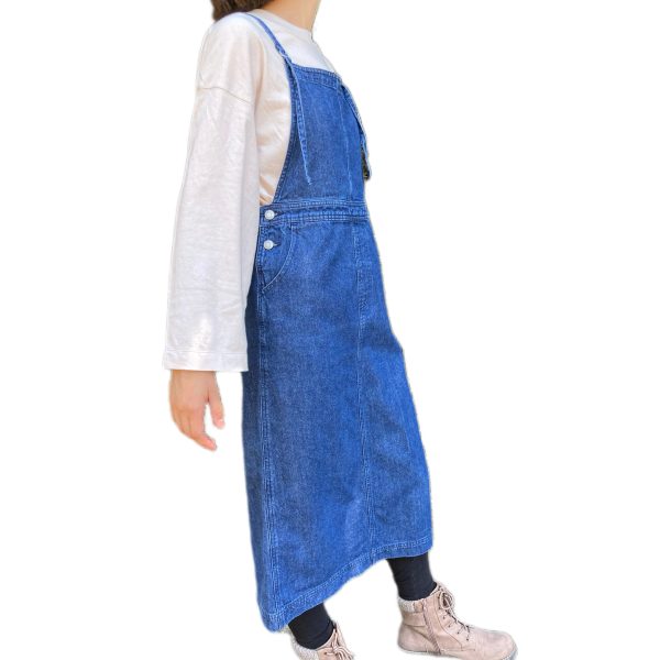 SOLD - S Denim Bib Strap Overall Jumper - 12 - Image 5