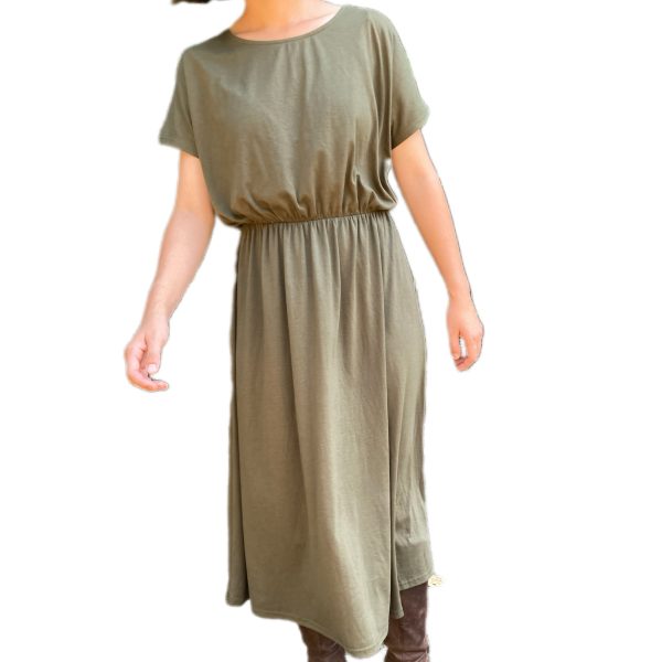 M Green Stretch Dress - 15 - Image 2