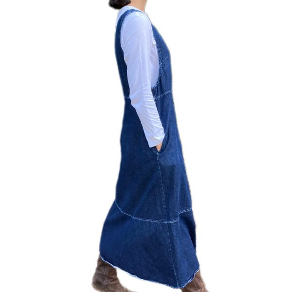 SOLD - L Tent Denim V-strap Jumper - 23 - Image 2