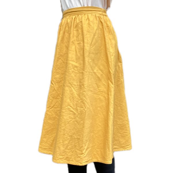 XS Yellow Midi Skirt - 31 - Image 4