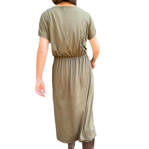 M Green Stretch Dress - 15 - Image 4