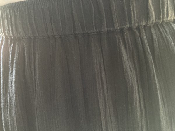 SOLD - S Black Linen Maxi Skirt - 16 - Image 6
