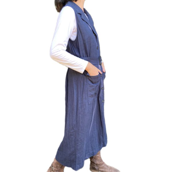L Dark Navy Button Down Jumper - 11 - Image 5