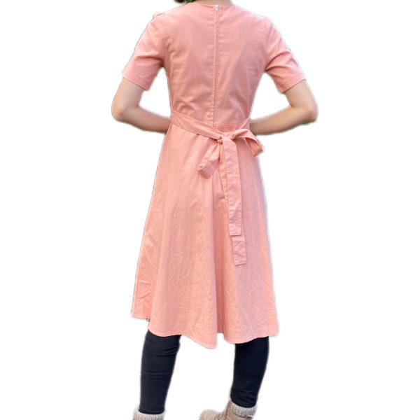 S Peach Flair Dress - 01 - Image 5