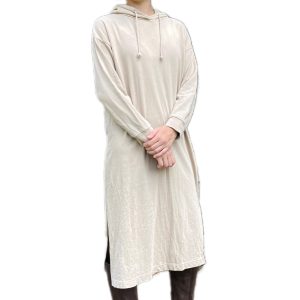 M Cozy Hoodie Straight Dress - 21