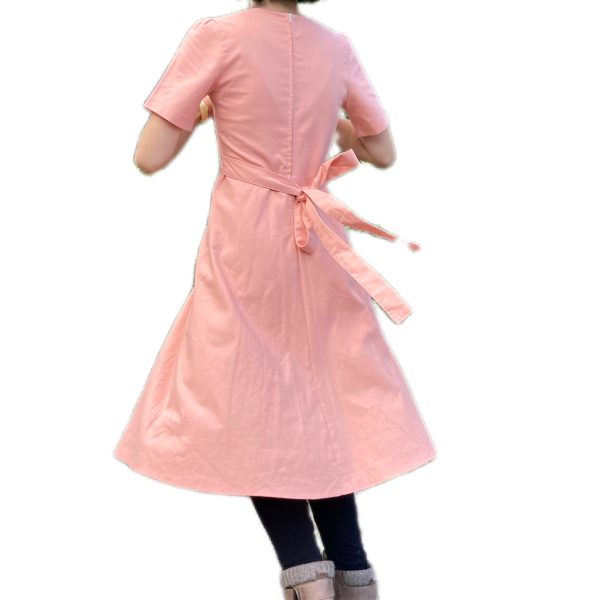 S Peach Flair Dress - 01 - Image 4