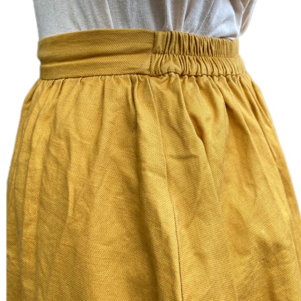 XS Yellow Midi Skirt - 31 - Image 5