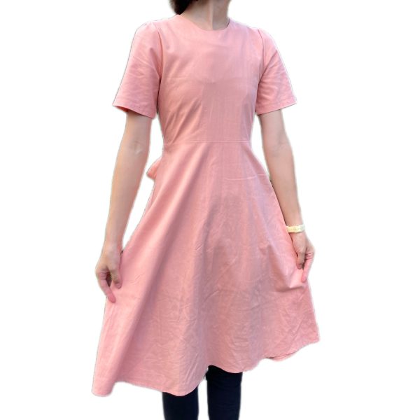 S Peach Flair Dress - 01 - Image 3