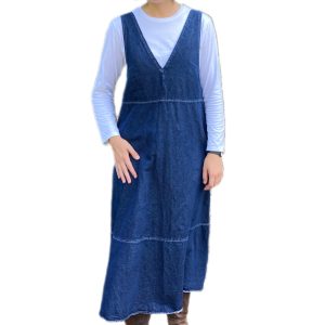 SOLD - L Tent Denim V-strap Jumper - 23