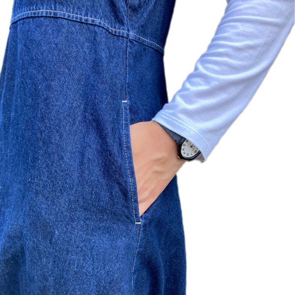 SOLD - L Tent Denim V-strap Jumper - 23 - Image 5