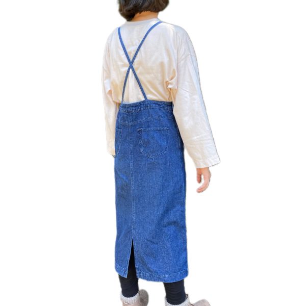 SOLD - S Denim Bib Strap Overall Jumper - 12 - Image 3