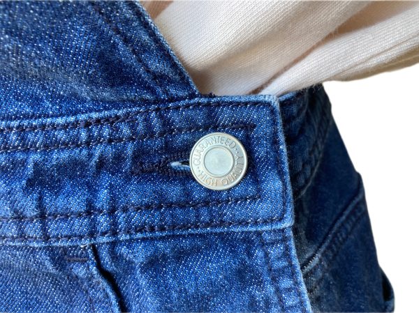 SOLD - S Denim Bib Strap Overall Jumper - 12 - Image 9