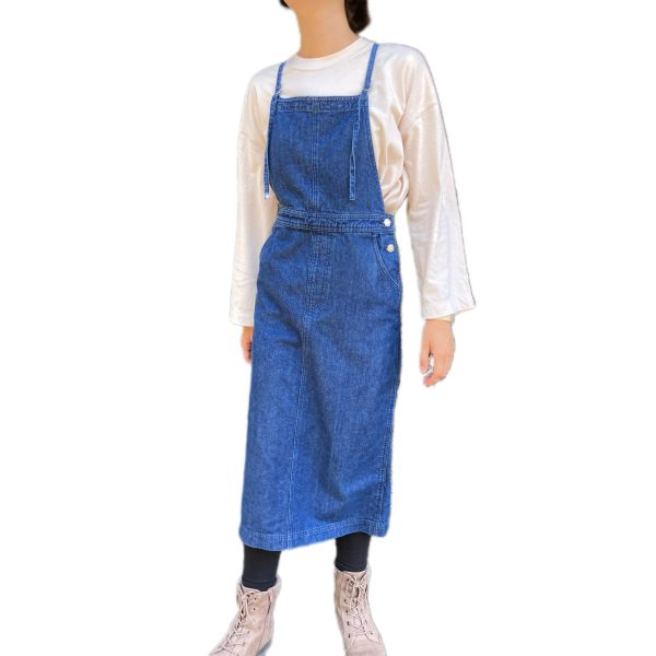 SOLD - S Denim Bib Strap Overall Jumper - 12 - Image 6
