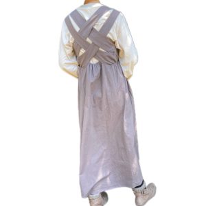 SOLD - M Woven Back Flair Jumper - 18