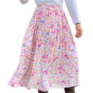 M Floral Pleated Skirt - 25