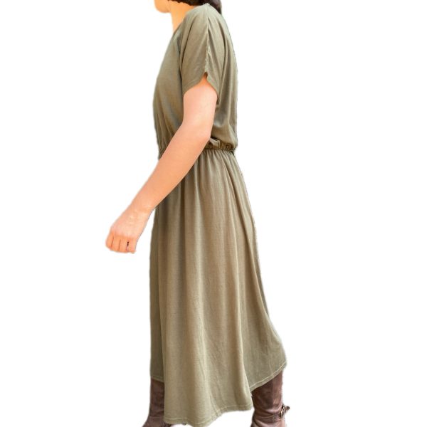 M Green Stretch Dress - 15 - Image 3